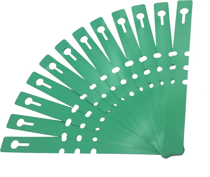 Mihey 500PCS 5 Colors Wrap Around Plastic Tree Tag Plant Garden Labels Nursery Garden Tag with 3 Adjustable Loop Sizes - Image 3