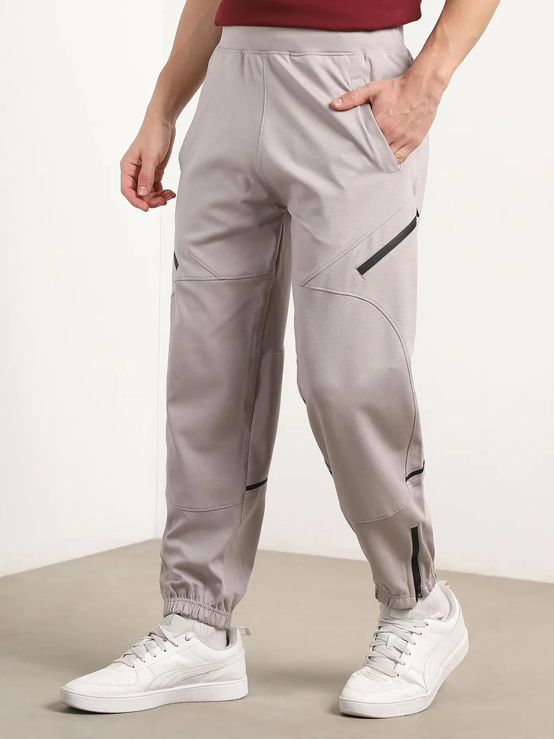 نوبيرو سراويل رياضية رمادية فضفاضة للرجال للسفر