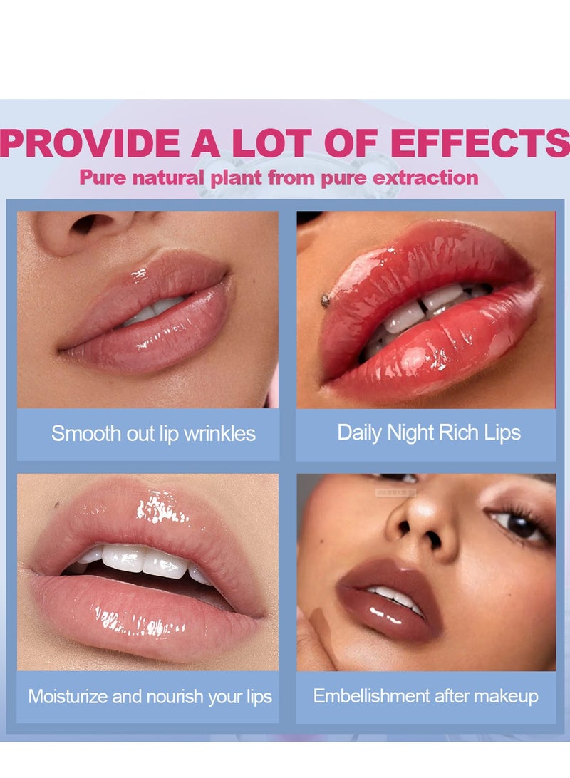 maffick MAFFICK Nourishing Lip Oil, Natural Lip Essence Conditioner: Moisturizing, Reducing Lip Wrinkles, Preventing Dryness and Chapping for Glossier Lips  - Image 5