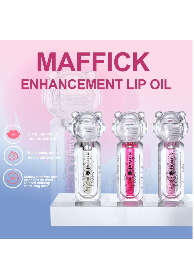 maffick MAFFICK Nourishing Lip Oil, Natural Lip Essence Conditioner: Moisturizing, Reducing Lip Wrinkles, Preventing Dryness and Chapping for Glossier Lips  - Image 3