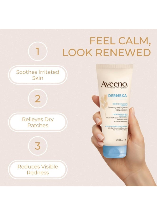 Aveeno Dermexa Soothing Emollient Cream 200ml - Image 4