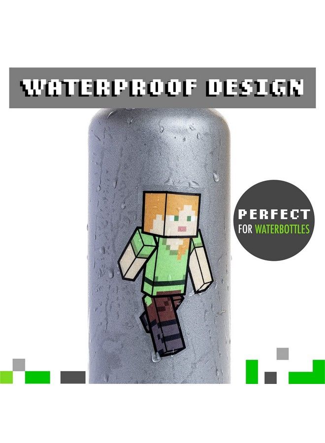 Paladone Minecraft Gadget Decals Includes 4 Sheets Removable Vinyl Stickers - Image 5