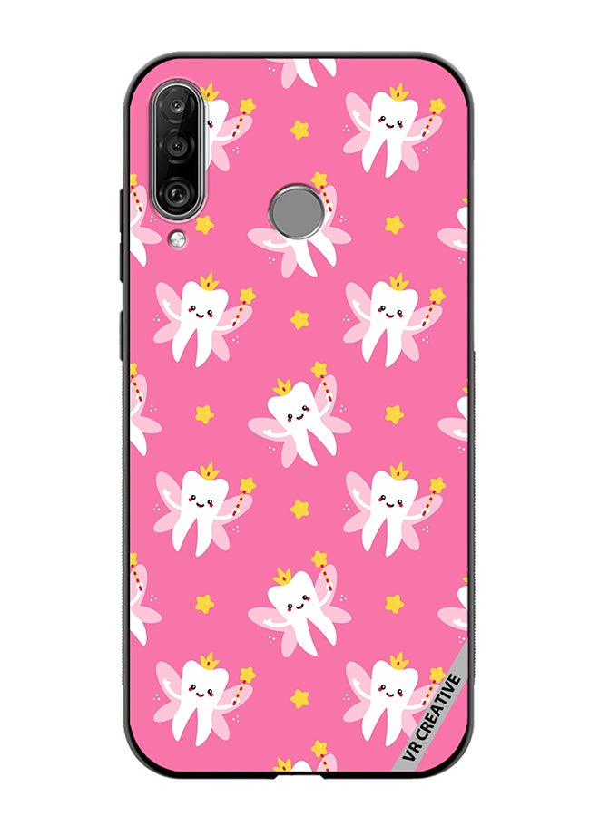 VR CREATIVE Protective Case Cover For Huawei P30 Lite Cute Tooth Fairy Design Multicolour - Image 1