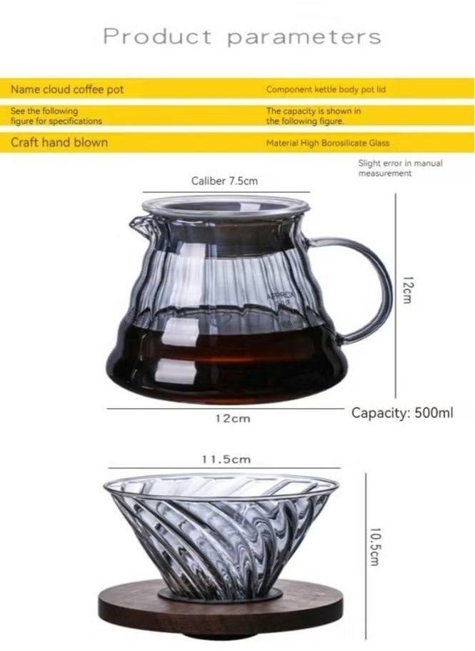 V60 Coffee Maker Drip Set Of 3 With Filter Clear 600 Ml - pzsku/ZCBCDCC748F90E2D56877Z/45/_/1708927591/1f2687b0-137f-4d78-8ad5-d4cc3fb07a73