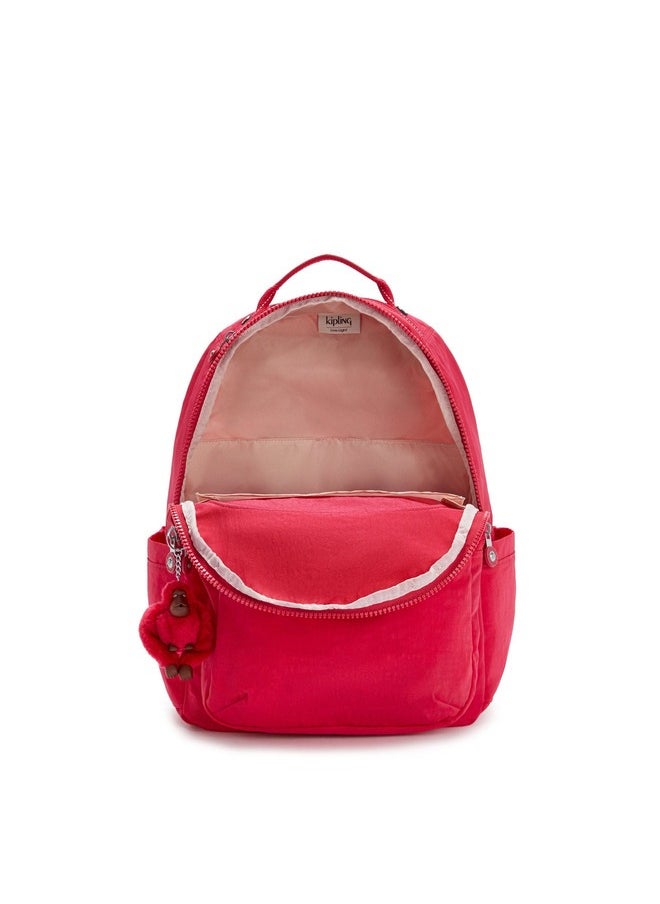 kipling Seoul True Pink Large Backpack  - Image 2