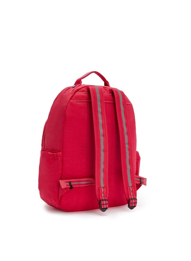 kipling Seoul True Pink Large Backpack  - Image 3