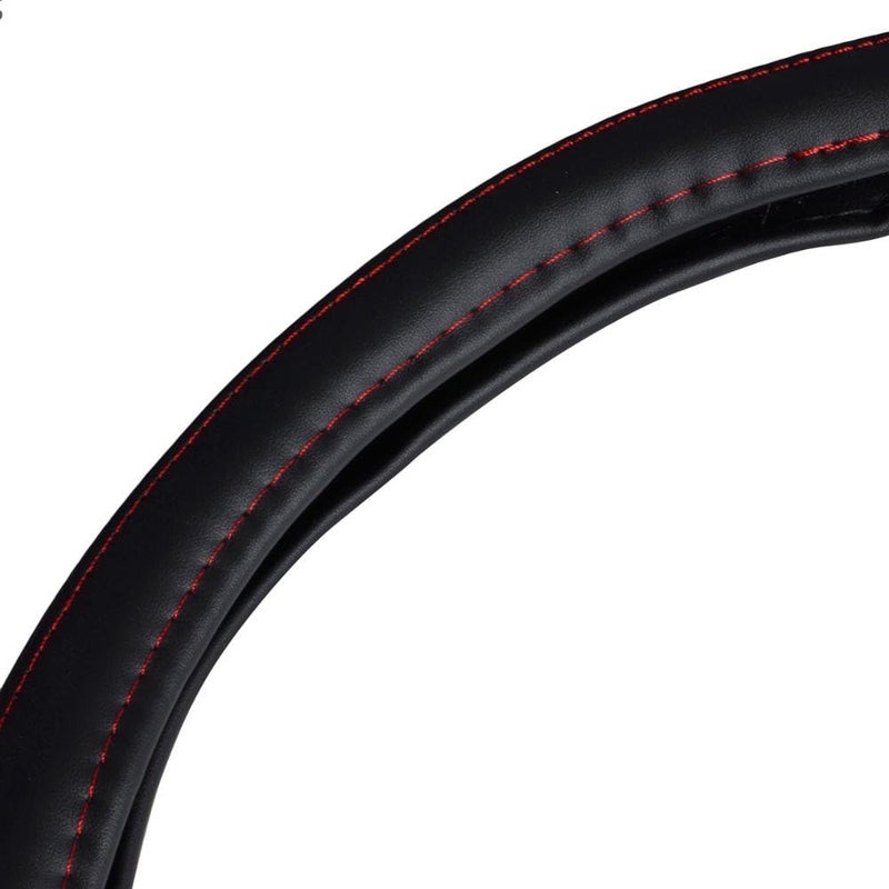 BDK Motor Trend 18-Inch Steering Wheel Cover for Big Rigs and Trucks - Black - Image 4
