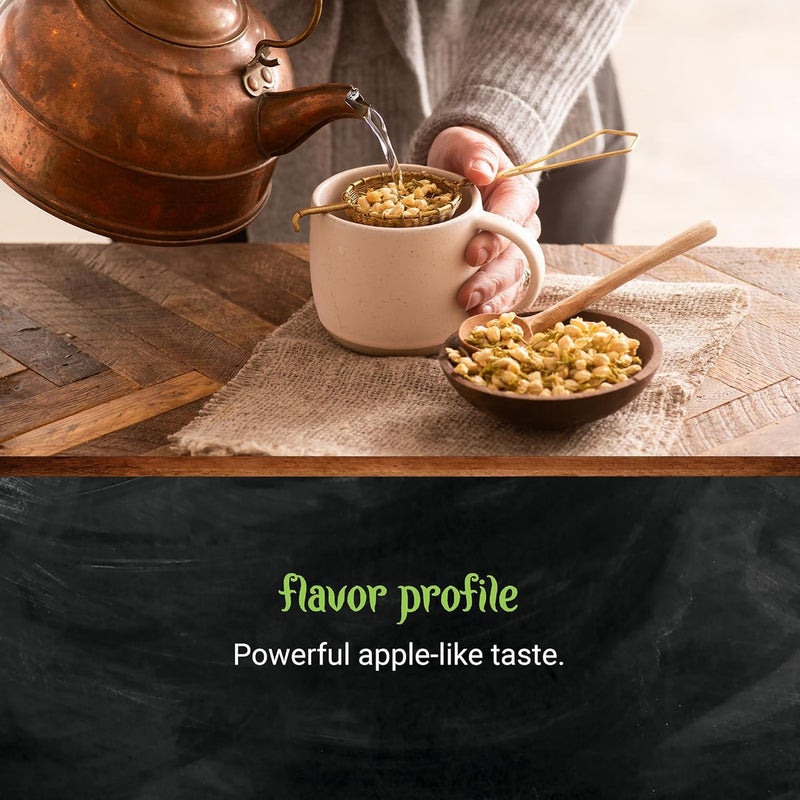 Frontier Coop زهور البابونج العضوية الكاملة، كوشير، أعشاب بالجملة - زهور البابونج المجففة للشاي، وصفات العناية بالبشرة الطبيعية والمزيد | 16 أونصة (عبوة من 2) - Image 3