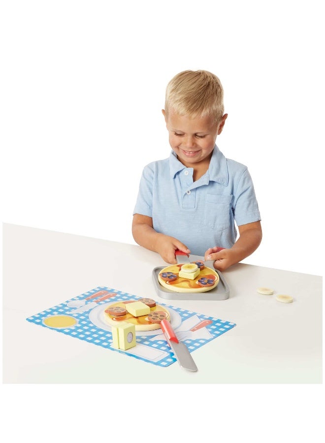 Melissa & Doug Flip & Serve Pancake Wooden Playset - Image 2