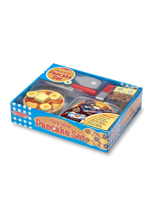 Melissa & Doug Flip & Serve Pancake Wooden Playset - Image 5