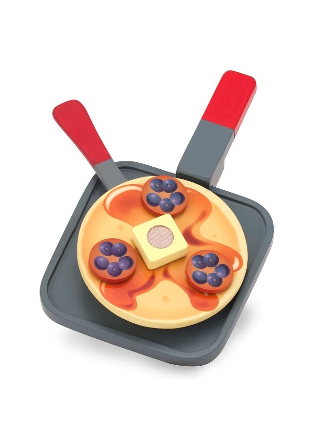 Melissa & Doug Flip & Serve Pancake Wooden Playset - Image 1