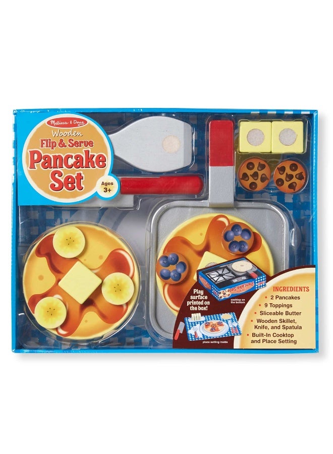 Melissa & Doug Flip & Serve Pancake Wooden Playset - Image 4