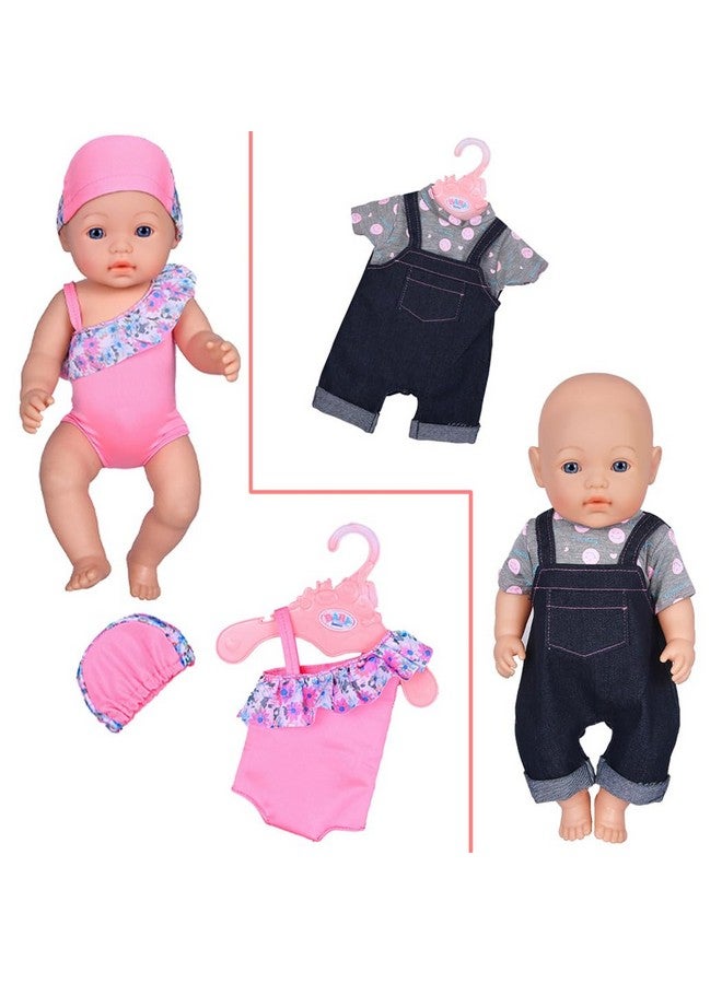 ebuddy 10 Sets Doll Clothes Outfits Fit for 14-16 inch Baby Doll, 43 cm New Born Baby Dolls, 15 inch Baby Dolls，18 Inch Girl Doll (No Doll) - Image 3