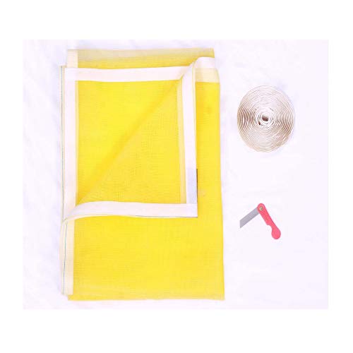 RED WIND Fibreglass Mosquito Net for Windows 47 x 35 Inch_120 x 90 Cm_4 x 3 Feet_ Yellow Color with Stitching RW01 - Image 5