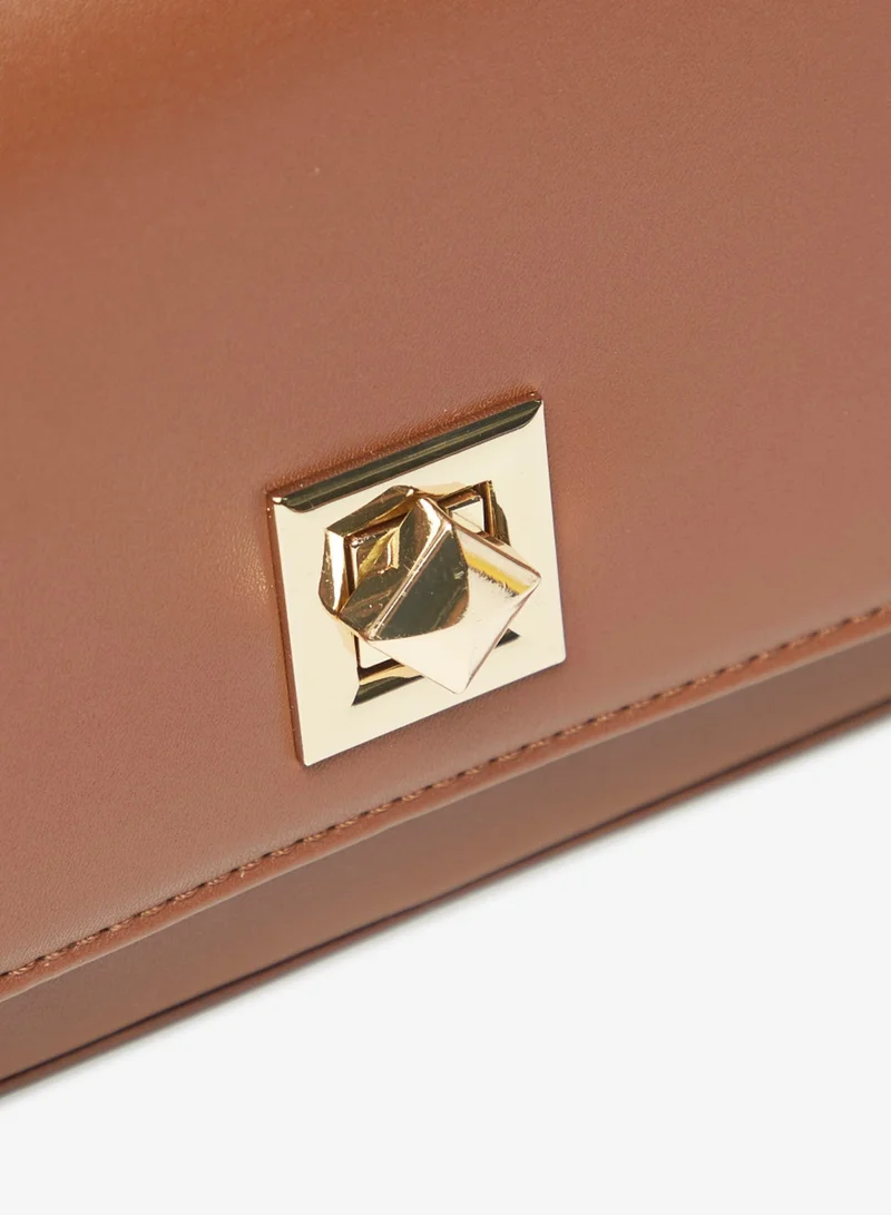 فلورا بيلا Solid Shoulder Bag with Adjustable Handle By Shoexpress