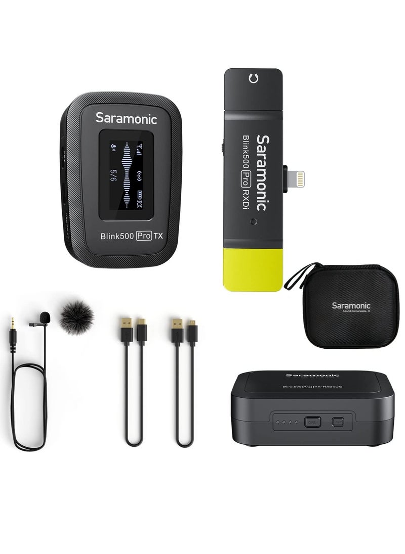 Saramonic - Blink 500 Pro B3 Digital Wireless Omni Lavalier Microphone System for Lightning iOS Devices - Image 1