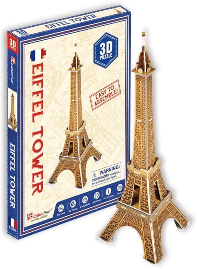 CUBIC FUN 3D Puzzle Eiffel Tower 20 Pieces