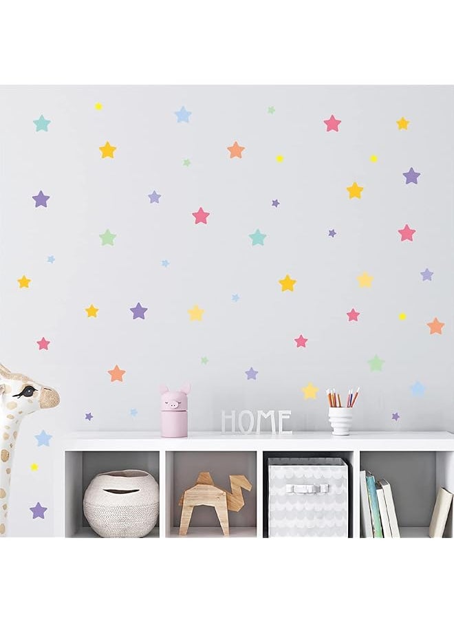 erorex Wall Decal Stickers For Kids 8 Sheet Diy Home Decoration Kids Wall Decals Removable Colorful Wall Stickers For Kids Wall Stickers For Nursery Living Room Bedroom Playing Room  - Image 1