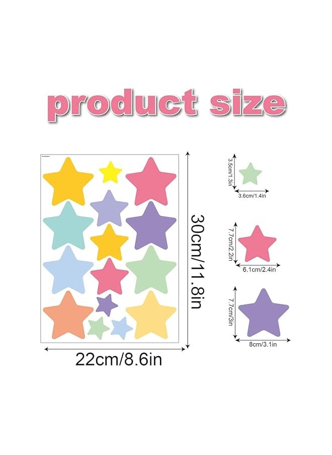 erorex Wall Decal Stickers For Kids 8 Sheet Diy Home Decoration Kids Wall Decals Removable Colorful Wall Stickers For Kids Wall Stickers For Nursery Living Room Bedroom Playing Room  - Image 2