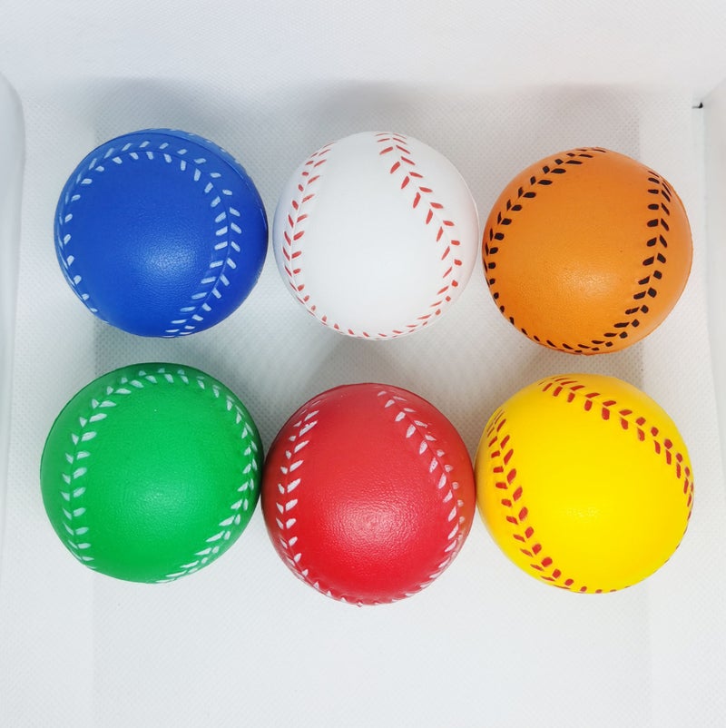 6.3cm PU Foam Baseball Toy Ball - Image 3