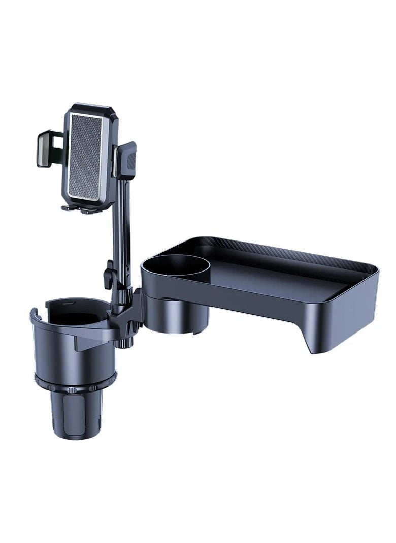 SS NEW 360 rotating adjustable car drink cup holder with tray multifunctional storage car cup mount holder expander for car - H2066 Plus 