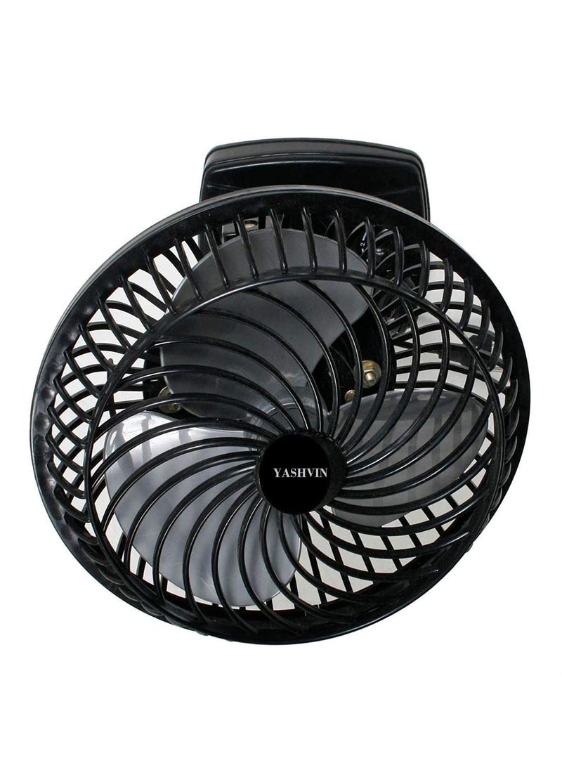 Generic VEENA Model AE19 HStar High Speed 3in1 WallTableCeiling Fan 9 Inch Black 3 Speeds Low Noise IndoorOutdoor KitchenBathroom  - Image 1