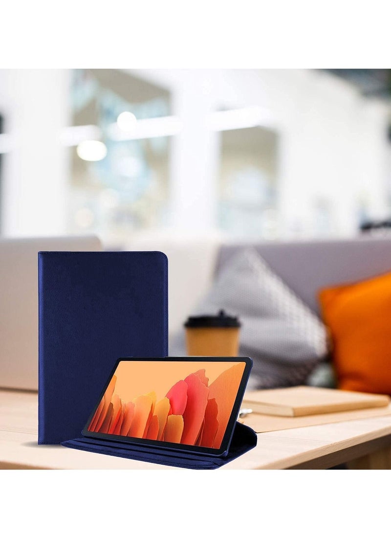 Generic - Galaxy Tab A7 Case, 10.4" 2020 Tab A7 case, PU Leather Smart Case 360 Degree Rotating case Smart Folio Book case For Samsung Galaxy Tab A7 10.4-inch 2020 case (SM-T500/T505/T507) (Blue) - Image 1