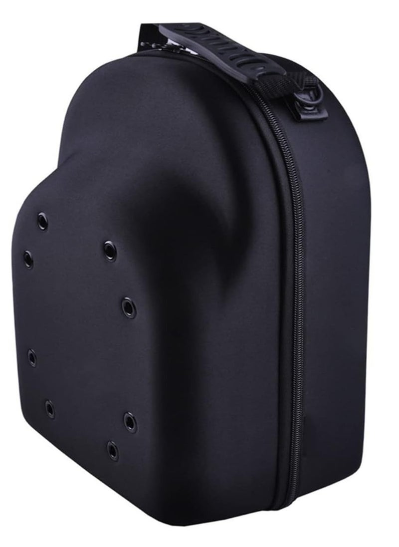 Oasisgalore Black Hat Travel Case, Organizer for 6 Baseball Caps, Storage Carrier Bag with Display Function  - Image 1