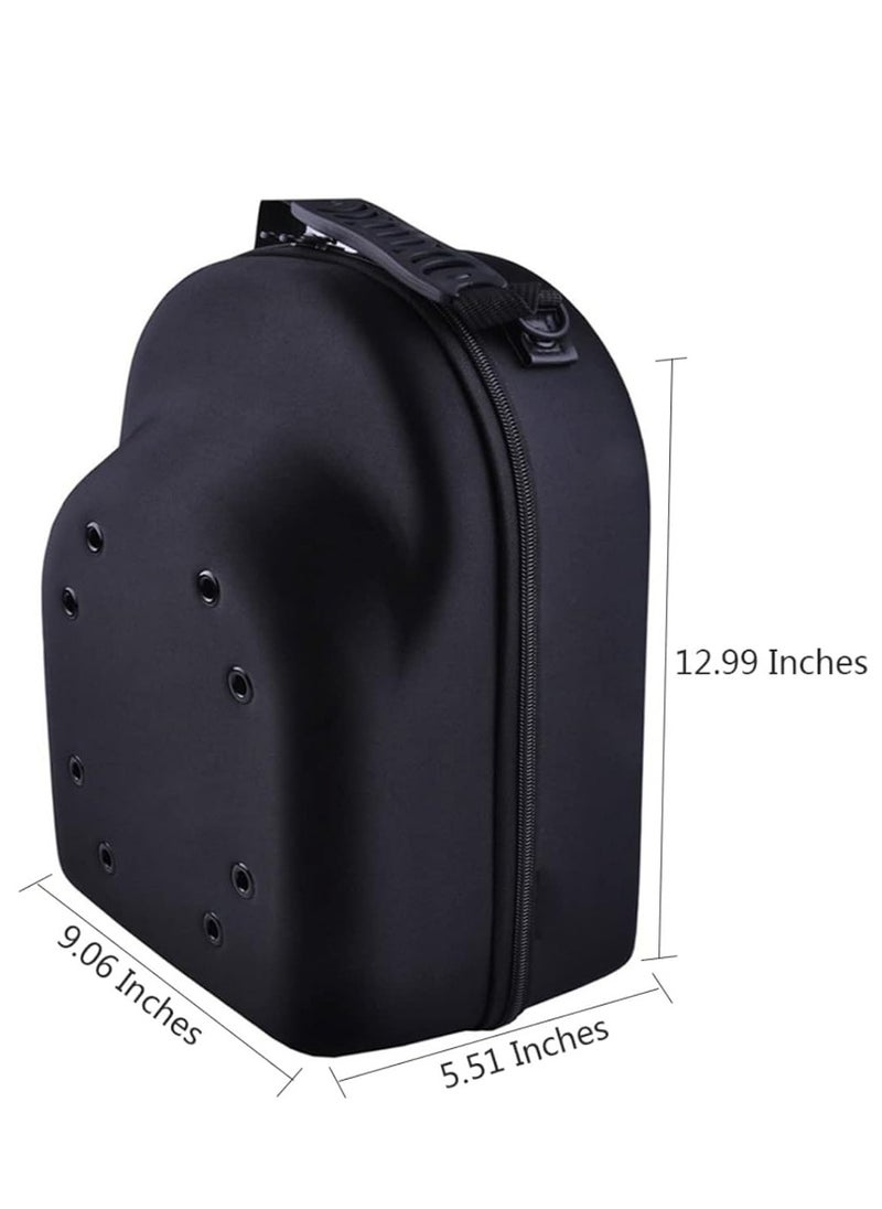 Oasisgalore Black Hat Travel Case, Organizer for 6 Baseball Caps, Storage Carrier Bag with Display Function  - Image 2