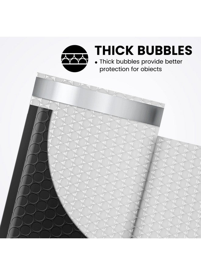 Fuxury Black Bubble Mailers 4X8 200 Pack Waterproof Padded Envelopes Self Seal Bubble Envelopes Usable Size 4X7 Padded Mailers For Small Business Shipping Envelope Mailers - Image 4
