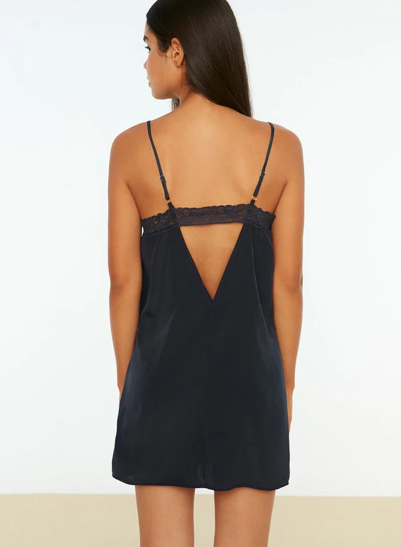 trendyol Lac Trim Strappy Nightdress