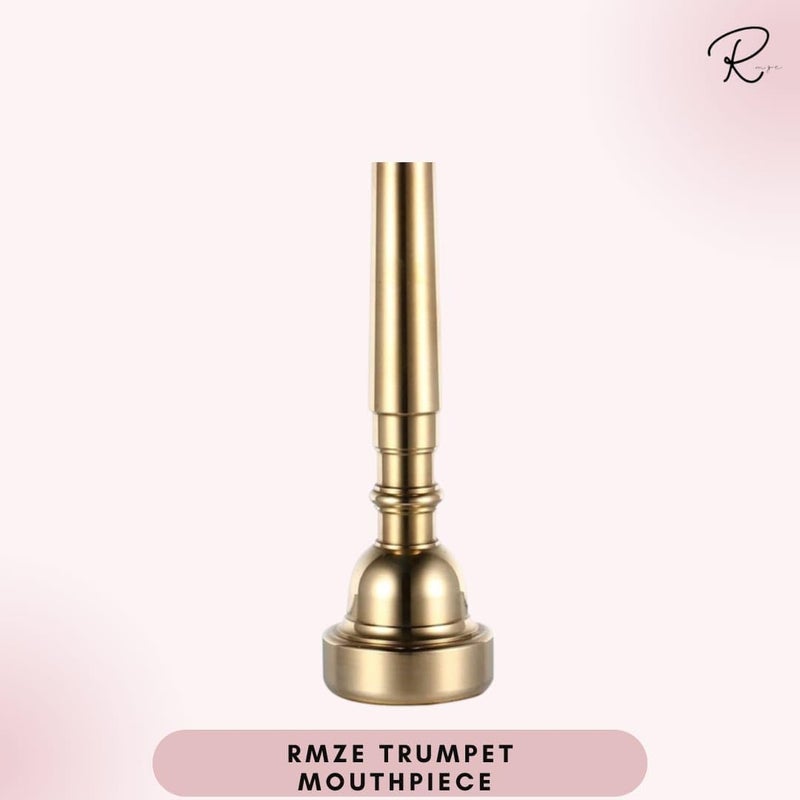 Rmze Standard 7C-242 Gold Trumpet Mouthpiece - Mouthpiece for Beginner or Advanced Players (Pack of 1) - Brass Musical Instrument - Image 3