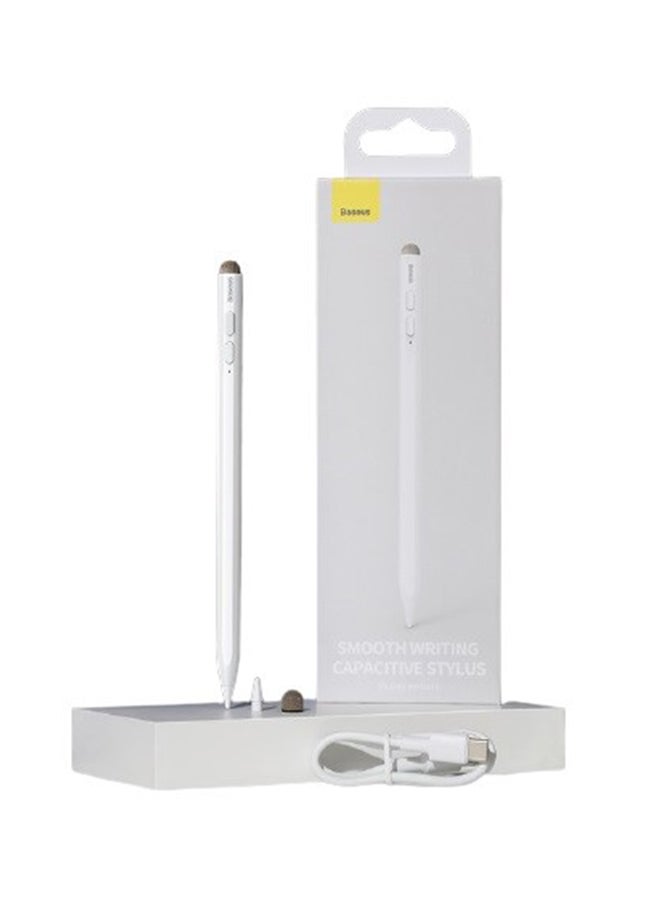 Stylus Pen For iPad 9th 10th Generation 2X Fast Charge Active Pencil Compatible With 2018 To 2023 Apple iPad Pro 11 And 12.9 Inch iPad Air 3 4 5 6 10 Mini 5 6 Gen White
