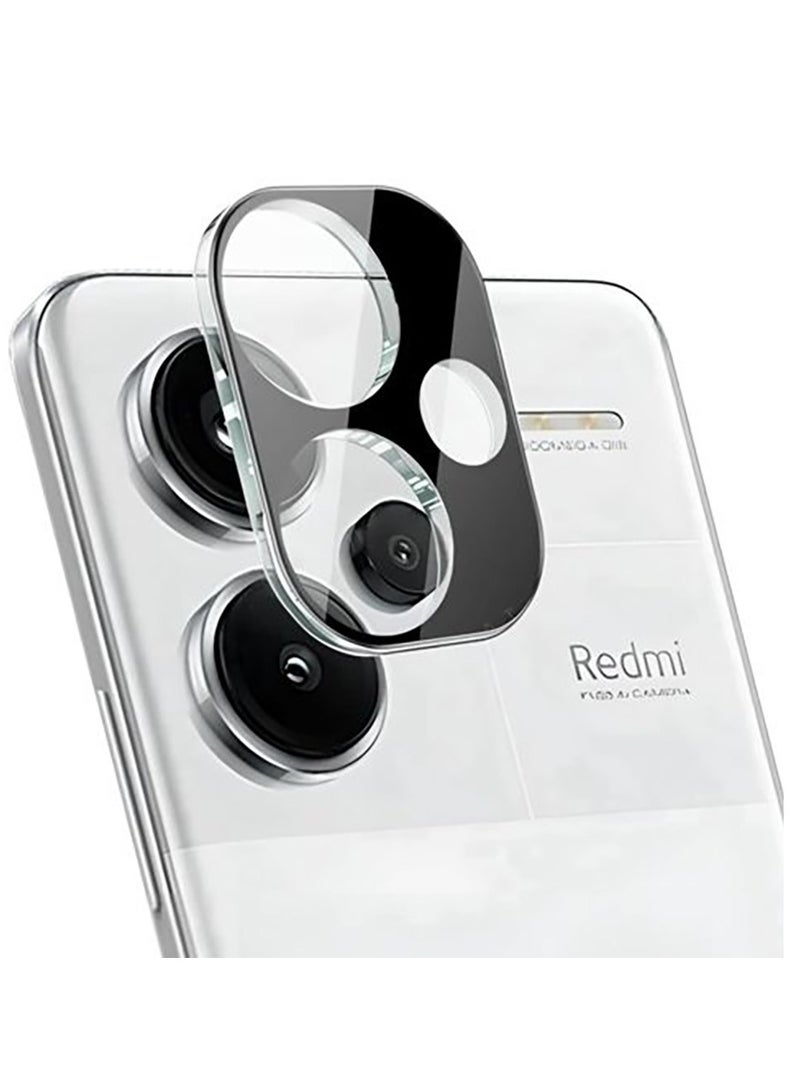 Lens Protect Redmi Note 13 Pro+ Plus Thin Scratch-Resistant Camera Lens Glass Protector 9H - Black - Image 1