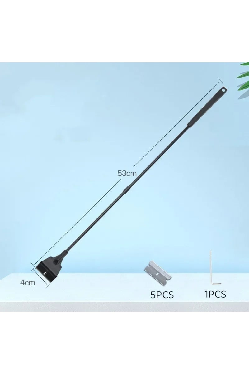 إيروريكس أدوات تنظيف أحواض السمك بطول 53 سم، لإزالة الطحالب والرمل المسطح، مكشطة زجاجية مزدوجة الاستخدام للطحالب، تنظيف منزلي