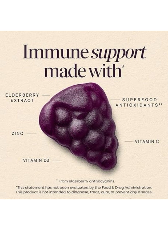 Nature's Way Sambucus Elderberry Adult's Immune Boost Gummies, 60 Gummies - Image 4