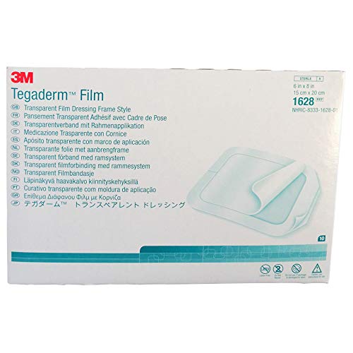 Tegaderm Transparent Dressing, 6 x 8 Inch, 10 Count by Tegaderm - Image 1
