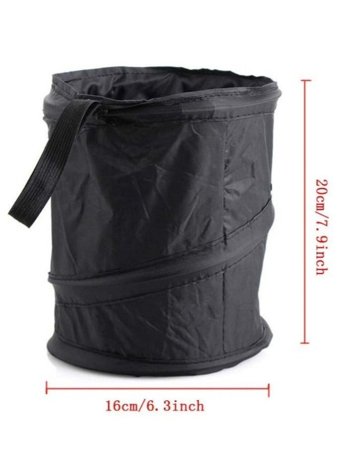 Portable Folding Car Trash Can Universal Collapsible Car Garbage Bin Wastebasket Hanging Travel Storage Box Bag - Image 5