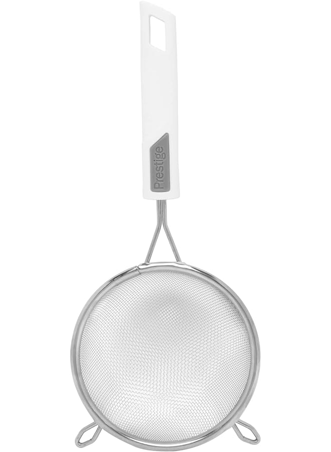 برستيج منخل متوسط مقاس 12 سم Pr54163 خامة مختلطة فضي - Image 1