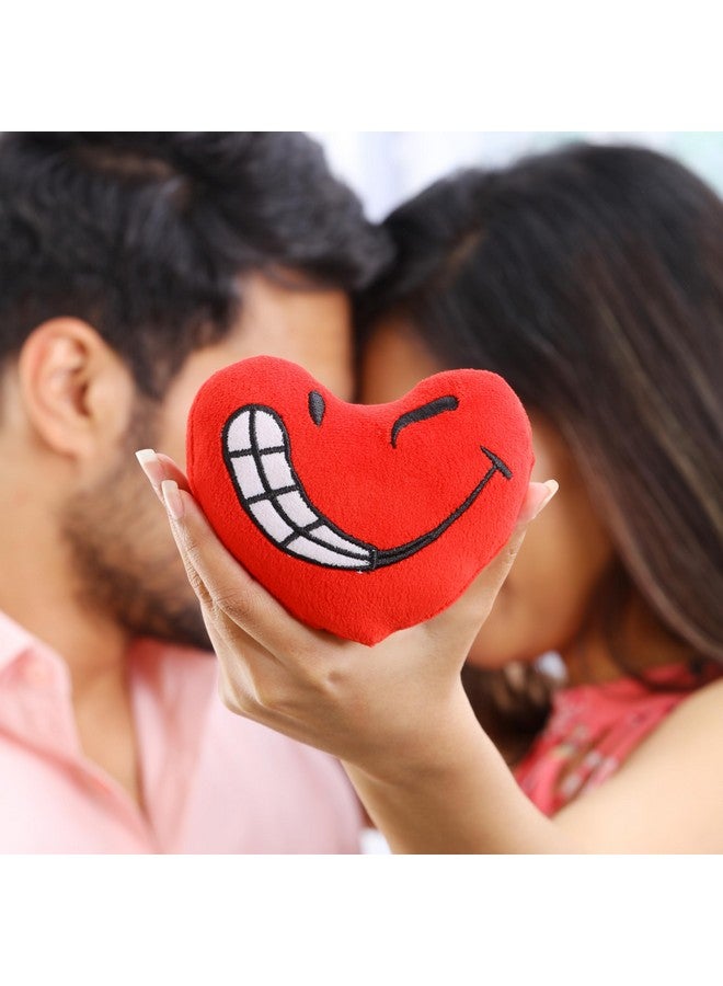 Oye Happy - Heart Cushion Toy with Voice Recording - Best Gift for BF/GF/Husband/Wife/Fiance on Birthday/Anniversary/Valentines Day - Image 2