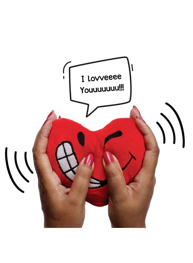 Oye Happy - Heart Cushion Toy with Voice Recording - Best Gift for BF/GF/Husband/Wife/Fiance on Birthday/Anniversary/Valentines Day - Image 1