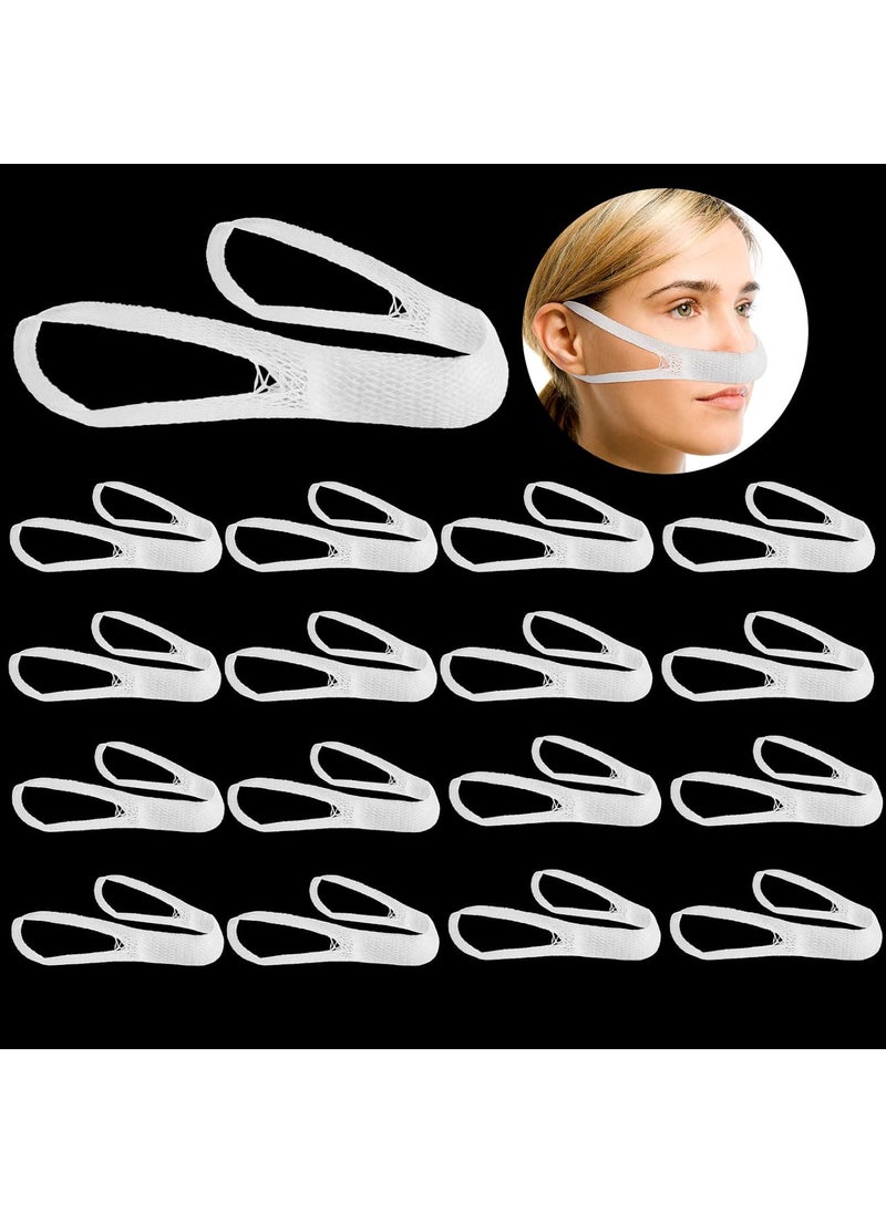 Patelai - Patelai Elastic Nose Bandage, External Nasal Bandage Dressing Holder with High Absorption Capacity for Nose, White(20 Pcs) - Image 1