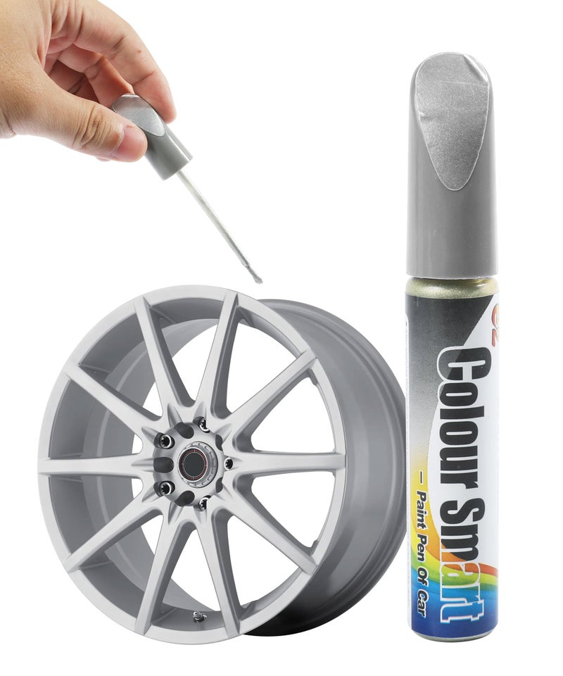 SCUARI Touch Up Paint for CarsWheel PaintCar Accessories Car Paint Scratch RepairCar Paint PenCar Scratch Remover PenWheel Scratch FixTouch Up Paint PenFit for Car Rim Scratch Repair Silver - Image 3