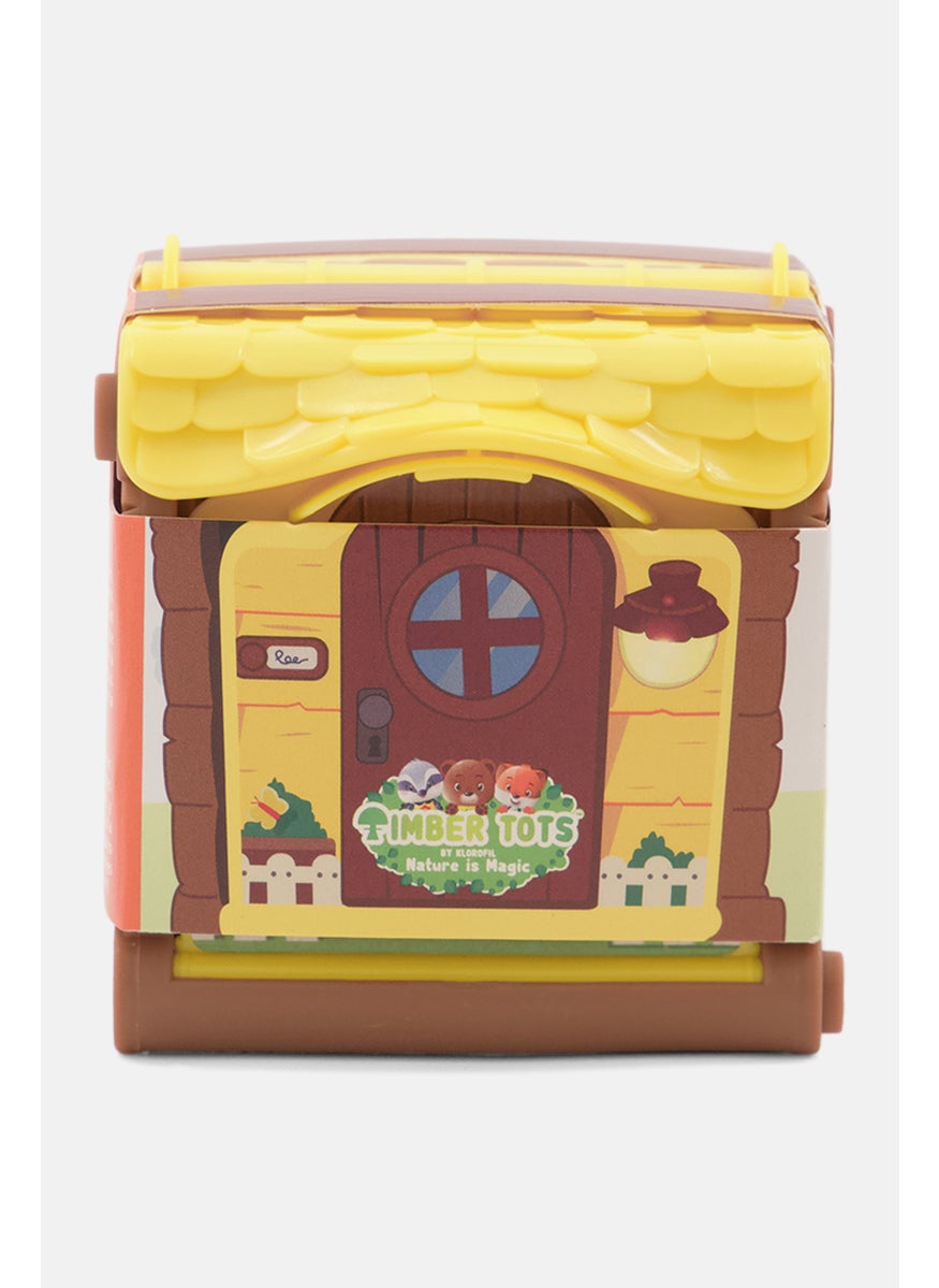 Fat Brain Toy Co Timber Tots Mini Kitchen, Yellow  - Image 4
