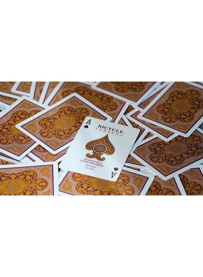 Bicycle بطاقات لعب فرفينا الزهرية الممتازة للدراجات، ورق ذهبى، 1 مجموعة - Image 3