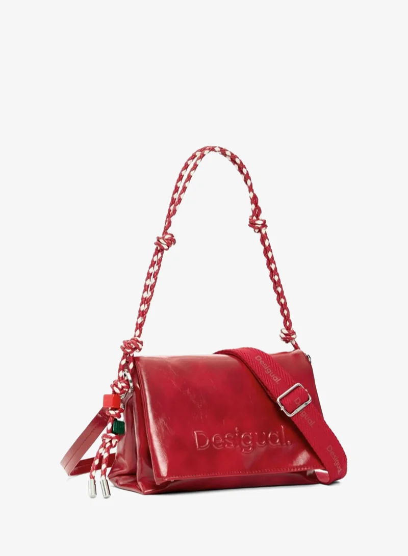 DESIGUAL Red Medium Logo Bag for Women | Best Price UAE