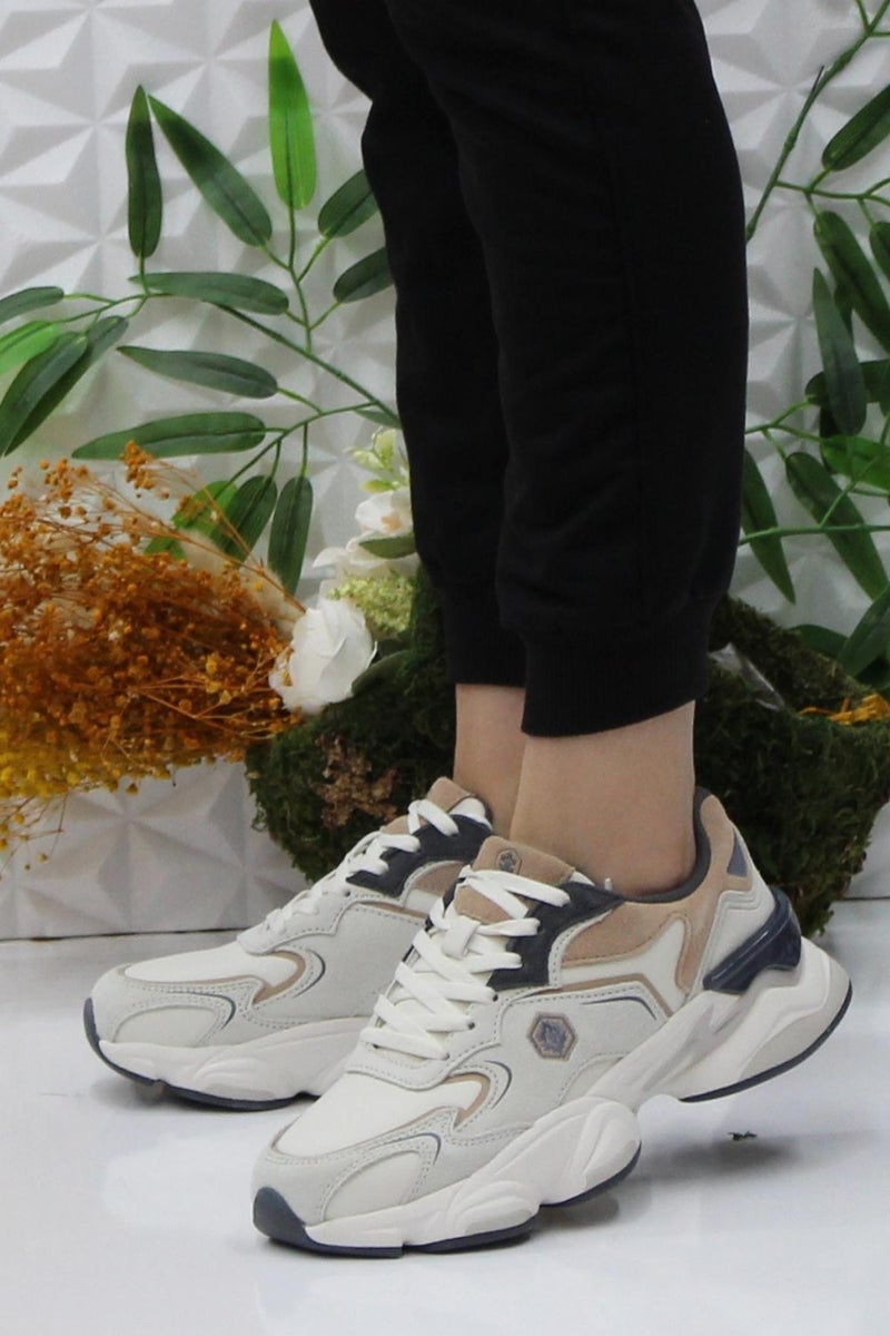 LUMBERJACK Madax Wmn Pu Beige Original Product Sneaker Women's Shoes  - Image 3