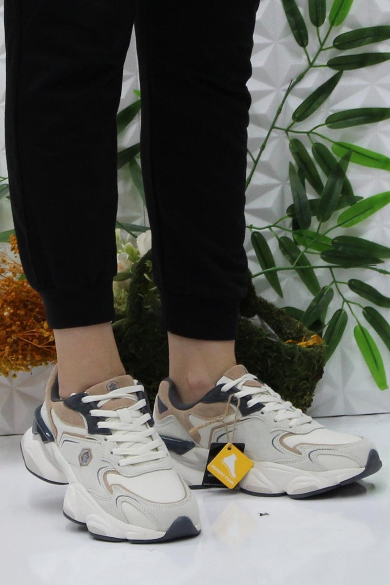 LUMBERJACK Madax Wmn Pu Beige Original Product Sneaker Women's Shoes  - Image 2