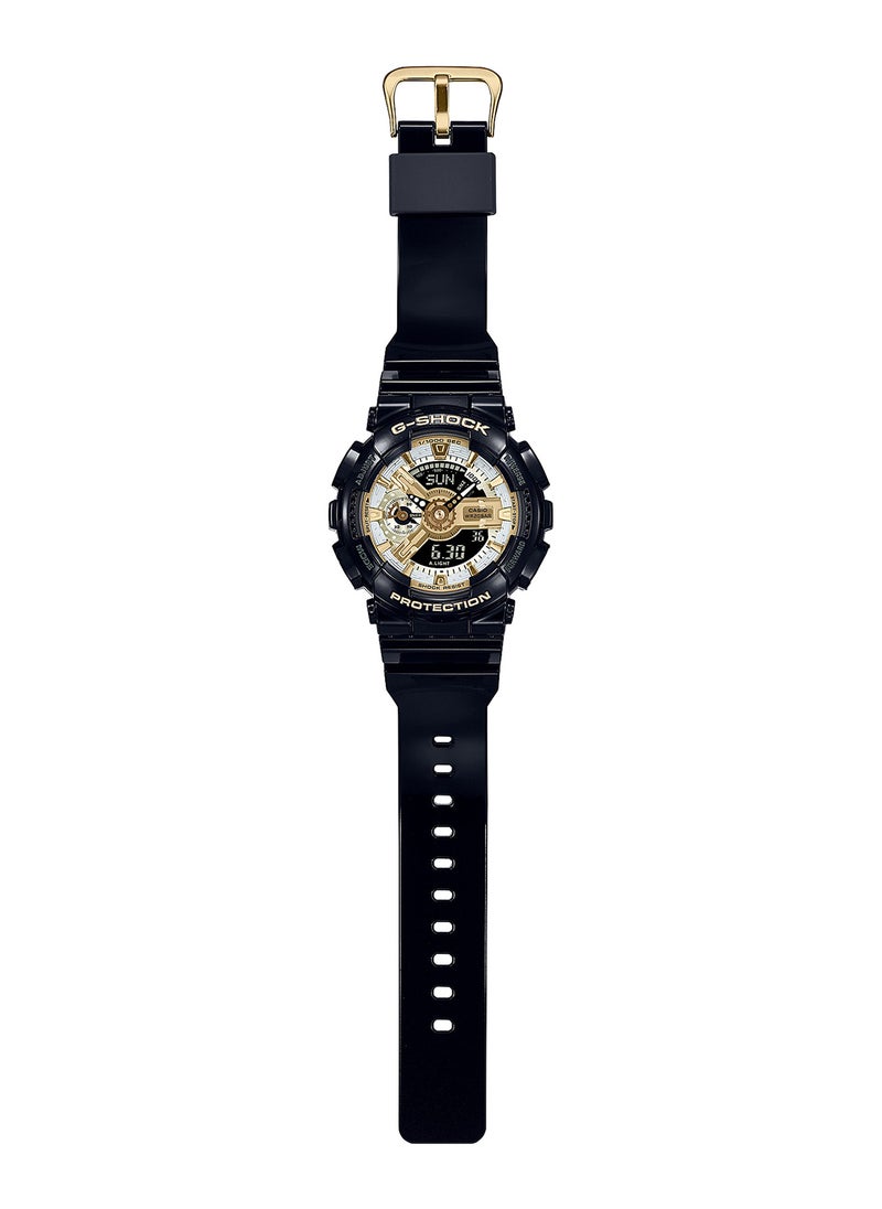 G-SHOCK ساعة يد نسائية بعقارب+رقمية من الراتنج GMA-S110GB-1ADR - 38 ملم  - Image 2