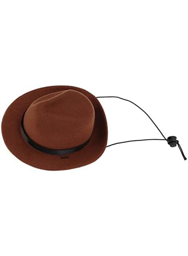 Adjustable Cowboy Hat Dog Cat Costume Pet Dress Up Cute Puppy Clothing - Image 4